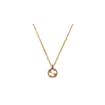 GUCCI Yellow gold necklace with Interlocking G COLLANA DISCOUNT SCONTO