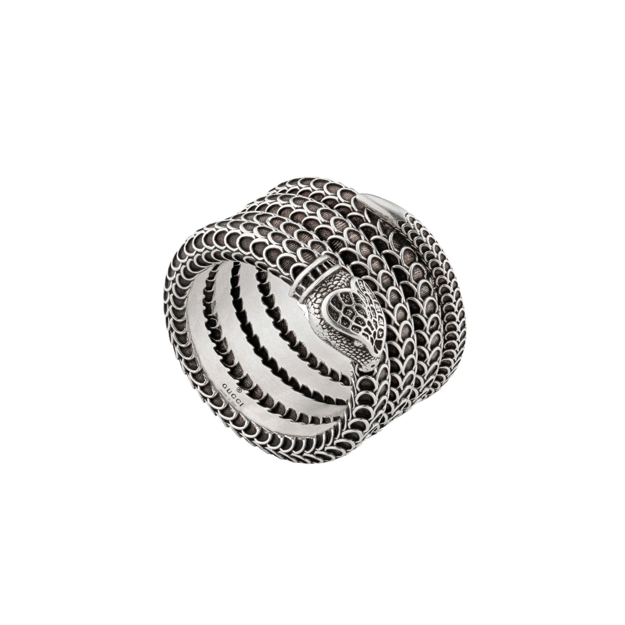 Gucci Garden silver snake wrap ring anello serpente argento discount sconto