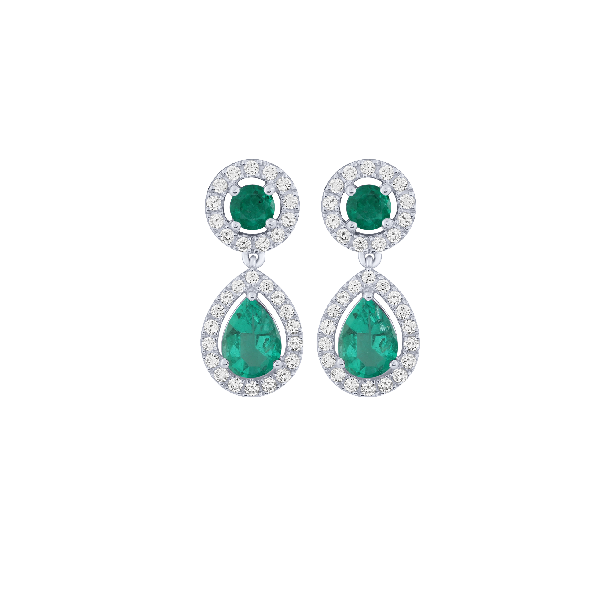 (image for) Orecchini diamanti smeraldi
