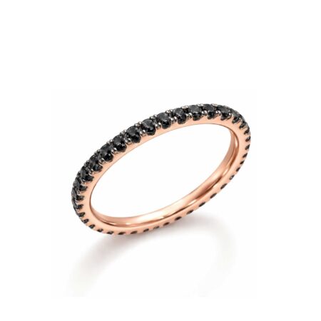 Eternelle ring  Black diamond big band