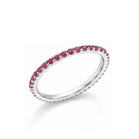 Eternelle ring  Rubies small band