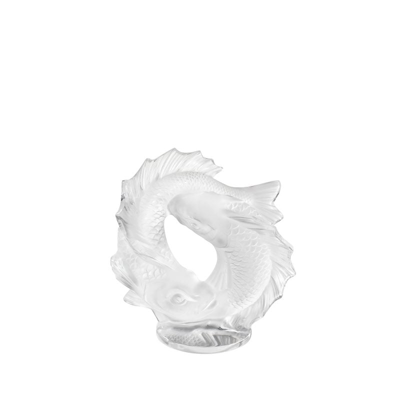 due pesci scultura lalique
