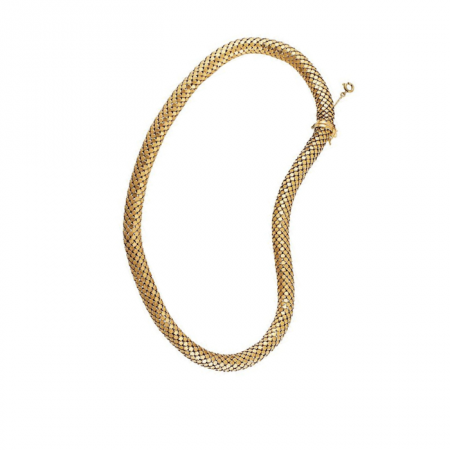 Collana girocollo Vintage scaglie serpente Snake necklace vintage