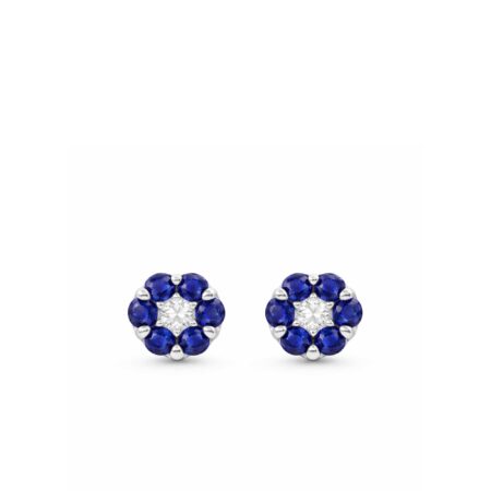 ORECCHINI FLOWERS  PICCOLI Zaffiri