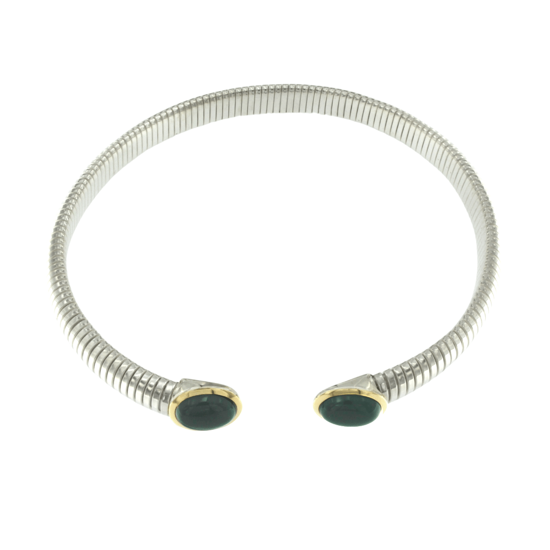 collana tubogas argento agate verdi green agate necklace discount codice sconto