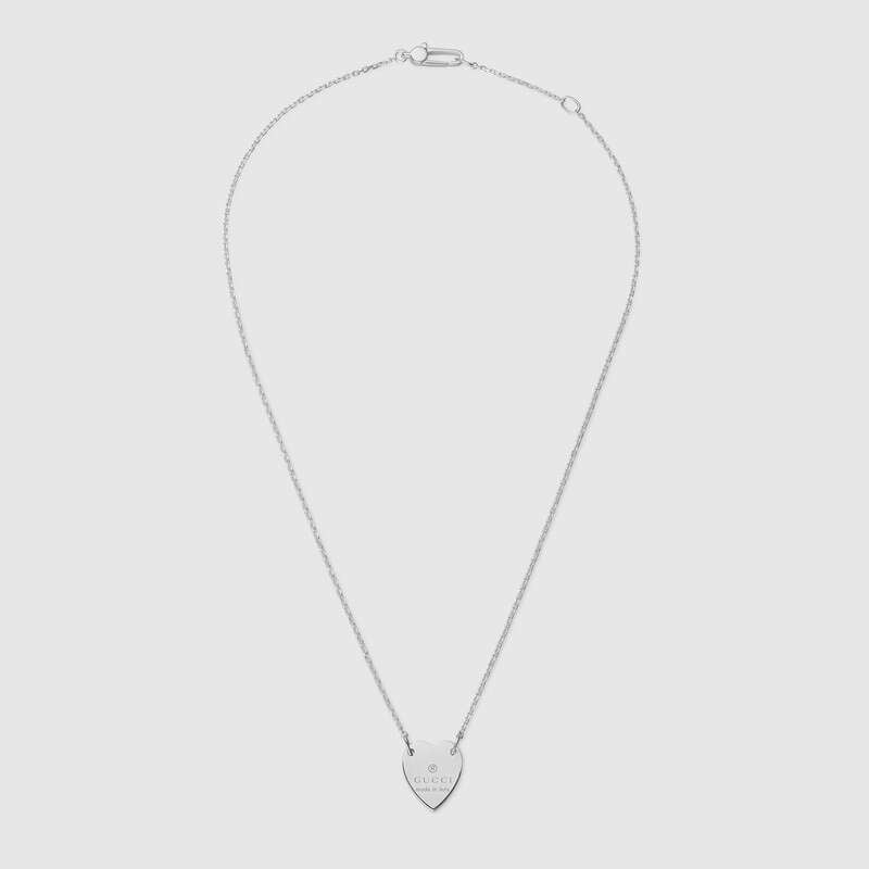 Heart necklace with Gucci trademark - Fecarotta Gioielli