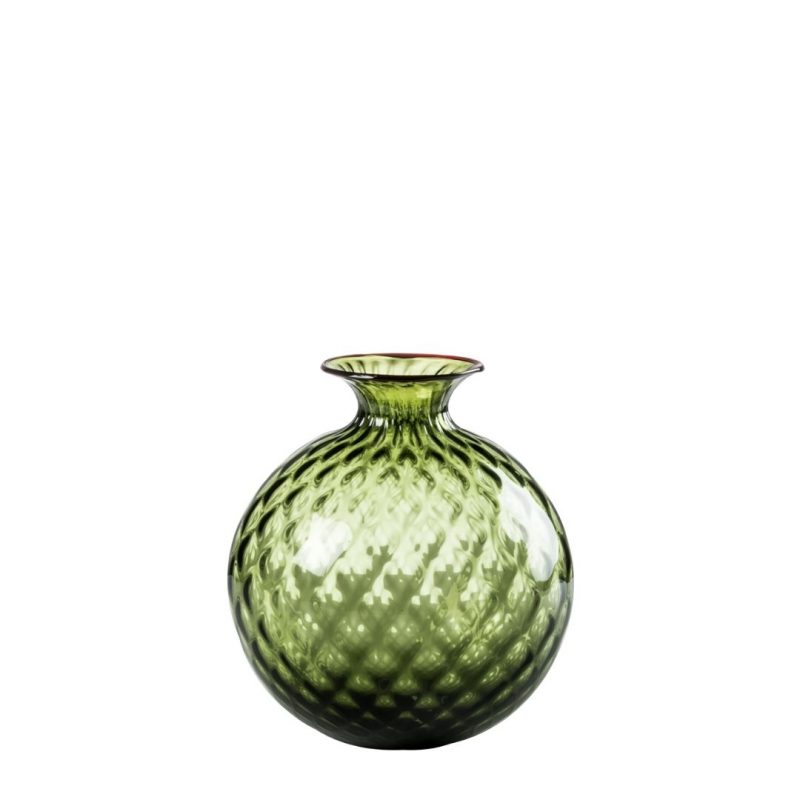 monofiori balloton vaso verde 100.16 venini vase green discount sconto
