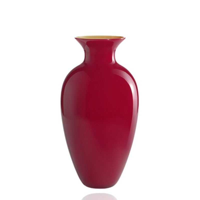 NasonMoretti 0010 vaso Antares vetro Murano rosso