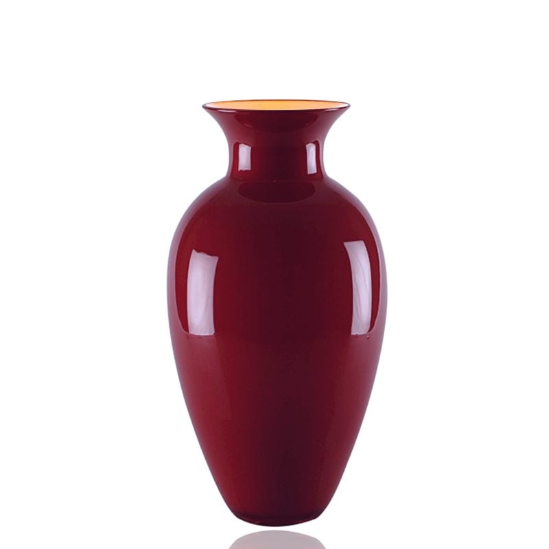 Antares nasonmoretti rosso porpora vaso vase sconto discount
