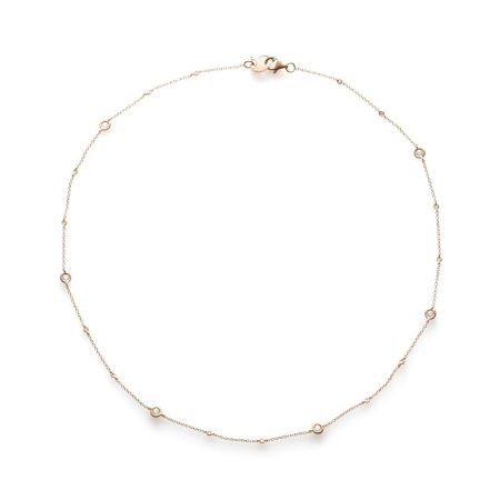 Chantecler collana capri oro rosa e diamanti necklace diamonds sconto discount 37712