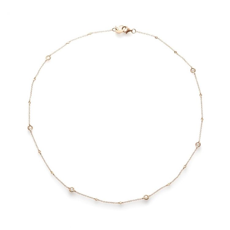 Chantecler collana capri oro rosa e diamanti necklace diamonds sconto discount 37712