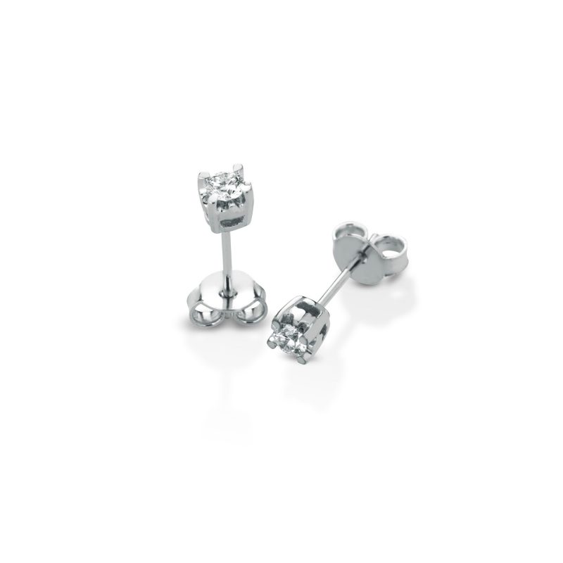 Orecchini al lobo con diamanti Lobe earrings with diamonds sconto discount