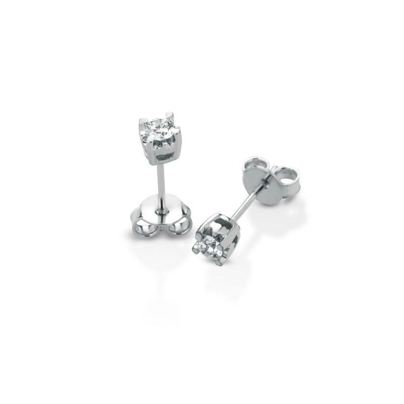 Orecchini al lobo con diamanti Lobe earrings with diamonds sconto discount big