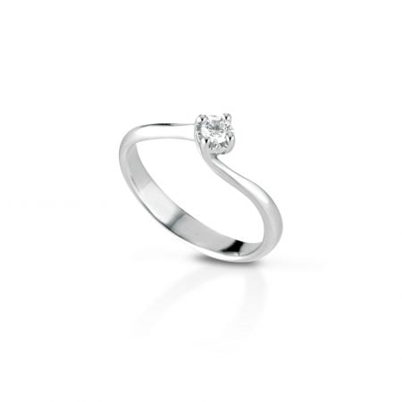 Anello solitario con diamante Solitaire ring with diamond sconto discount C