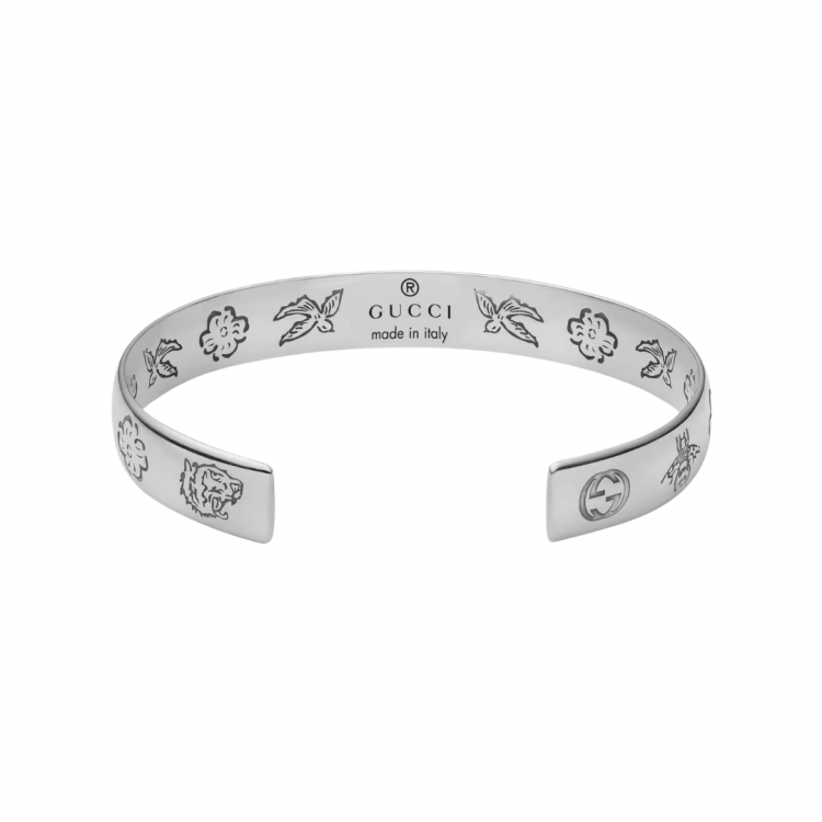 Bracciale "Blind For Love" in argento Gucci bracelet sconto discount