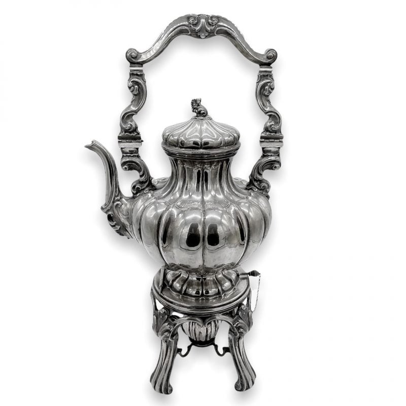 Samovar in argento 800 finemente lavorato Samovar in 800 silver finely worked sconto discount