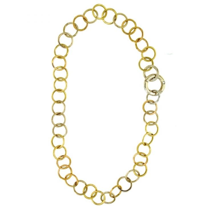  Collana 3 colori oro Pomellato Vintage necklace sconto discount