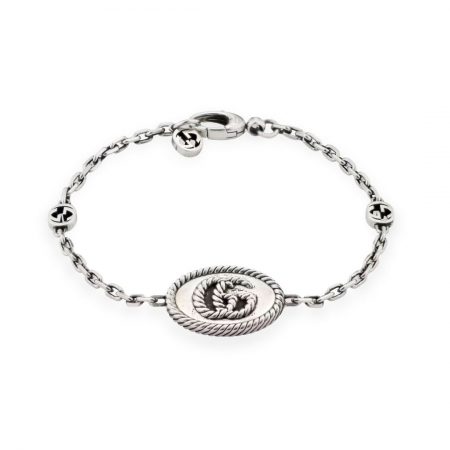 bracciale gucci gg argento silver bracelet sconto discount 627749 J8400 0701