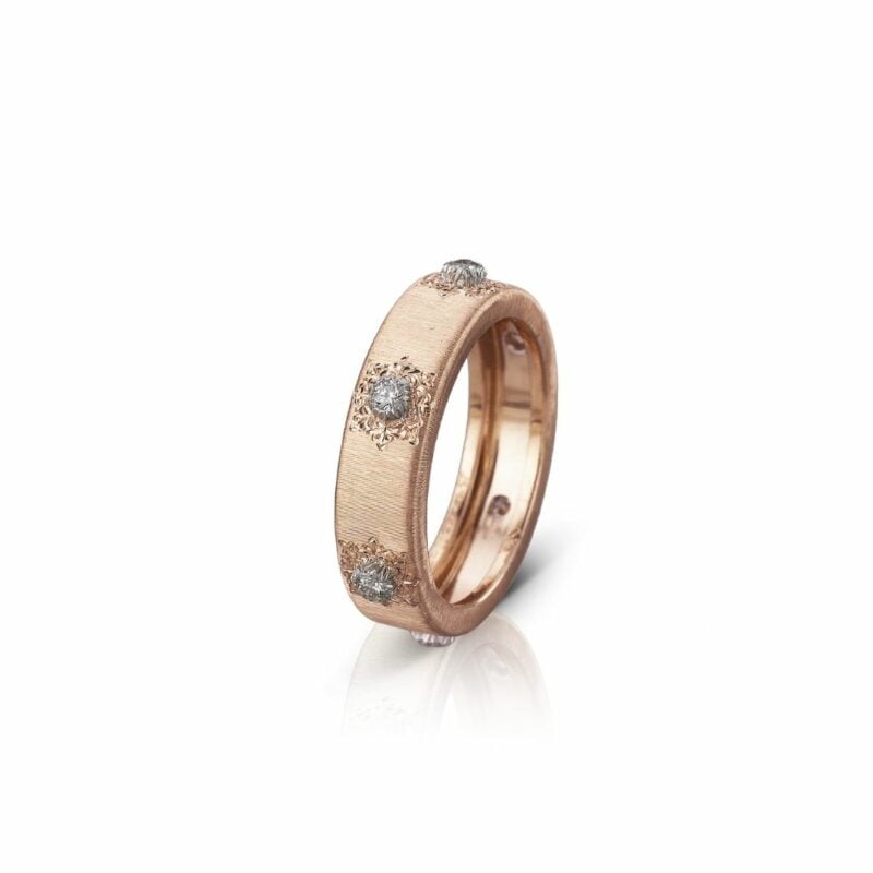 buccellati rose gold macri classica ring anello sconto discount oro rosa