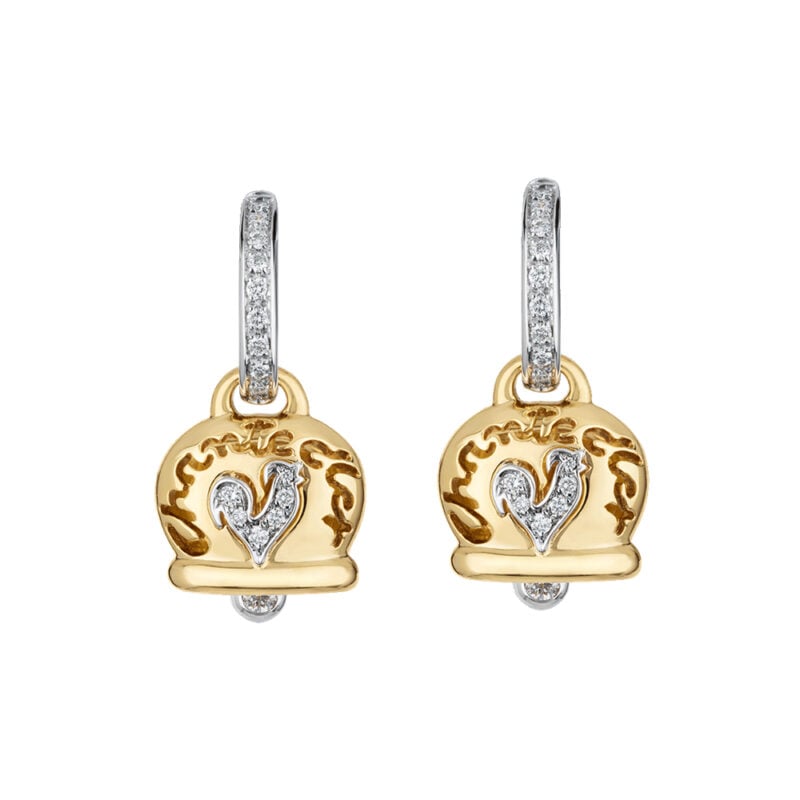 Chantecler Orecchini Campanelle Oro KT 18 earrings sconto discount