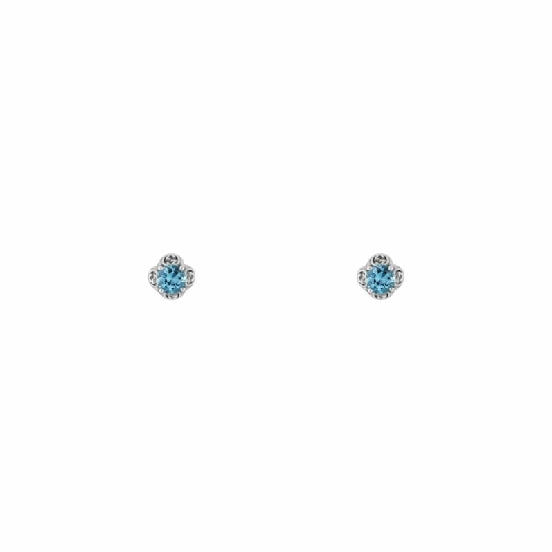 Orecchini Gucci Interlocking G 18 carati con topazi earrings sconto discount
