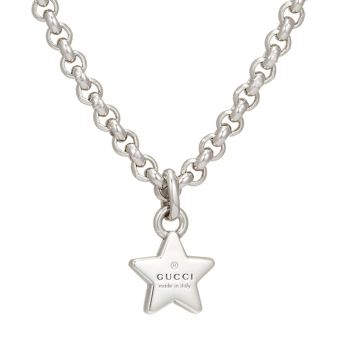 Gucci Gold Interlocking G Star Necklace Gucci