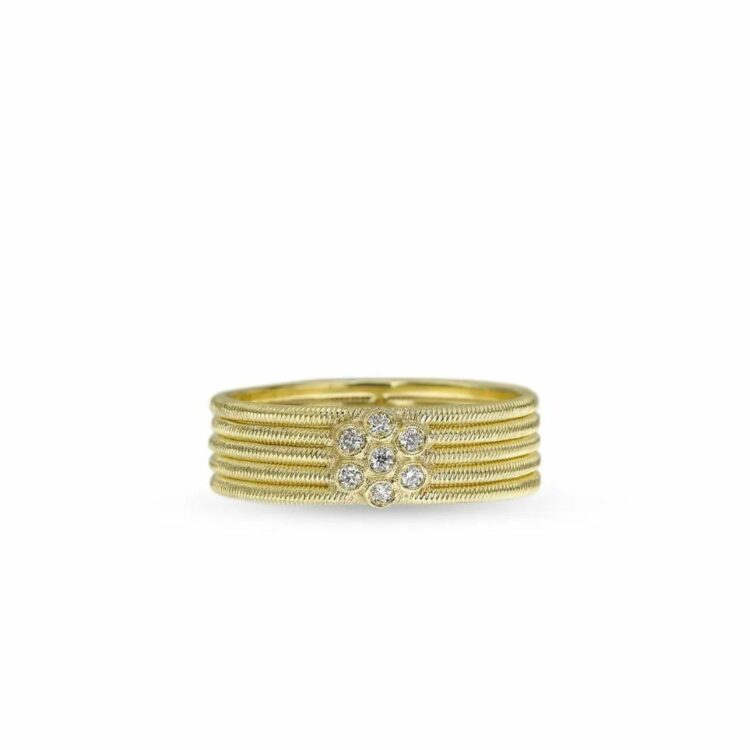 Buccellati HAWAII Anello  Anello in oro giallo con diamanti ring diamonds sconto discount
