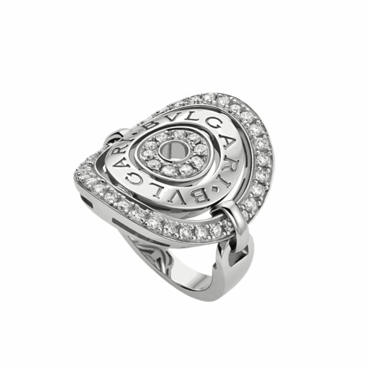 BVLGARi anello astrale diamanti diamonds ring vintage sconto discount
