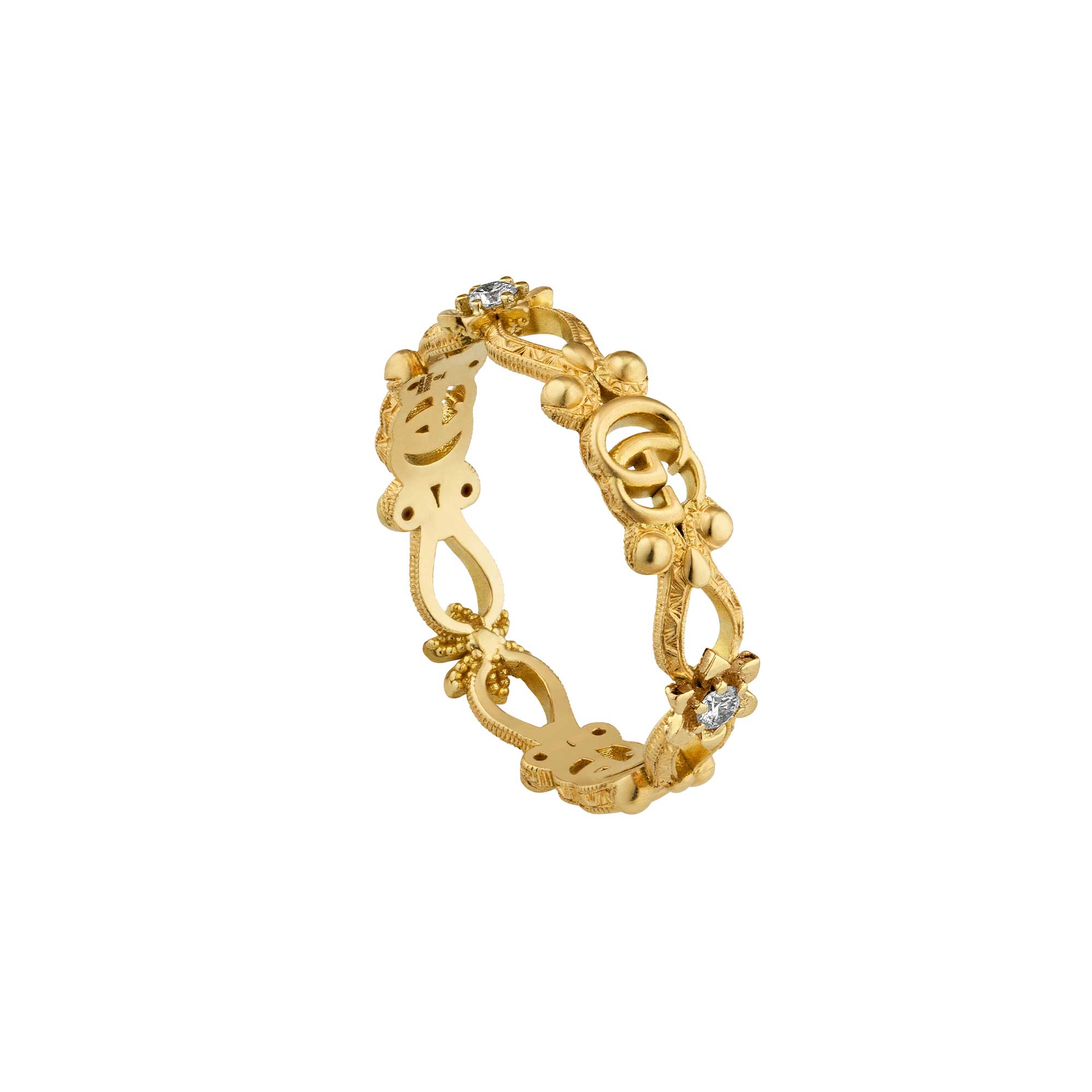 GUCCI Flora 18K Rose Gold Bracelet With Diamonds | Holt Renfrew