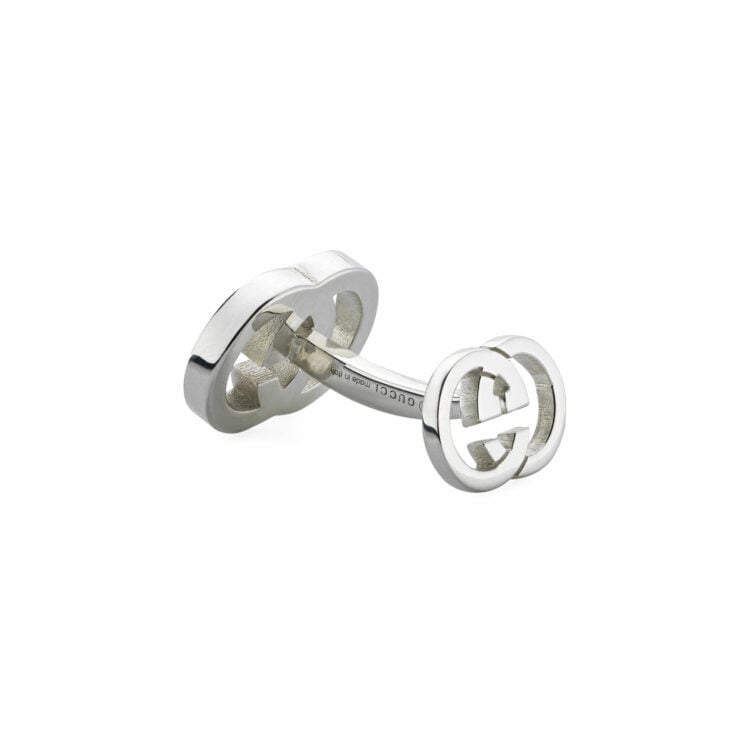 GUCCI INTERLOCKING CUFFLINKS with a cut-out Interlocking G - Image 2