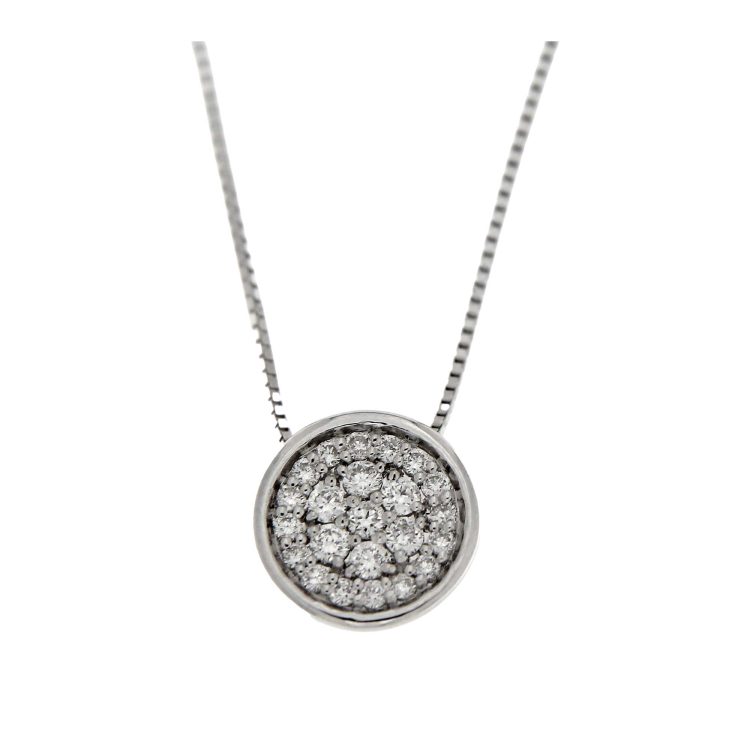 Bon Ton white gold Necklace with diamonds