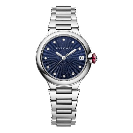 Lvcea Watch blue aventurine intarsio dial