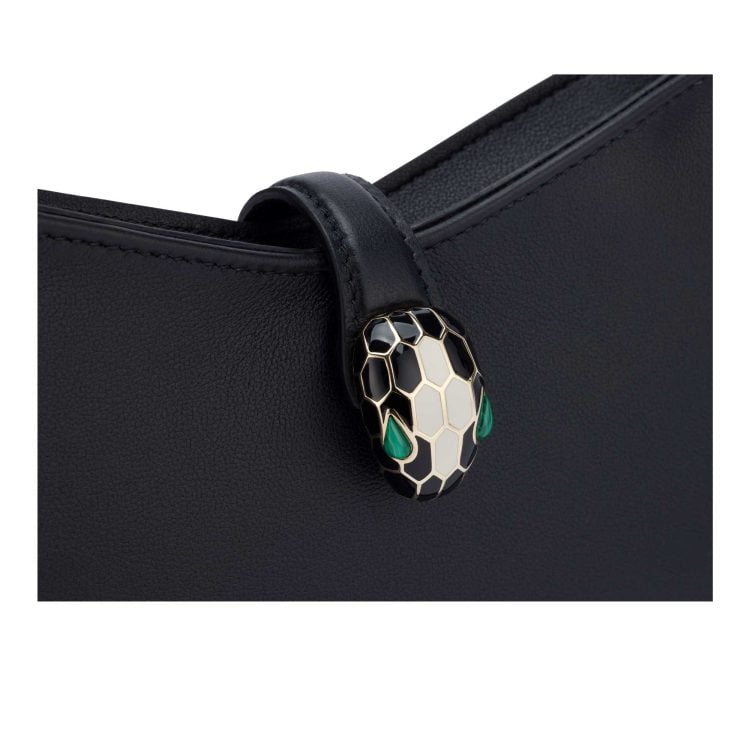 Serpenti Baia Shoulder Bag black Metropolitan calf - Image 4