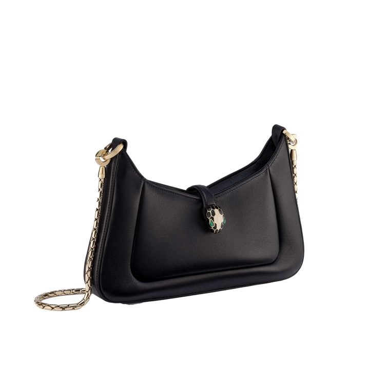 Serpenti Baia Shoulder Bag black Metropolitan calf - Image 2
