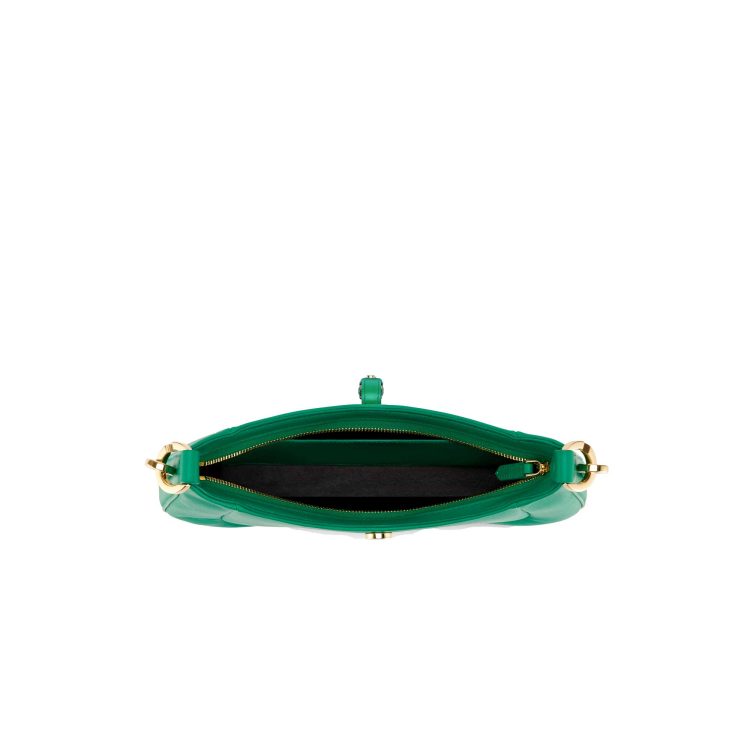 Serpenti Baia Borsa A Spalla Verde Smeraldo - immagine 3