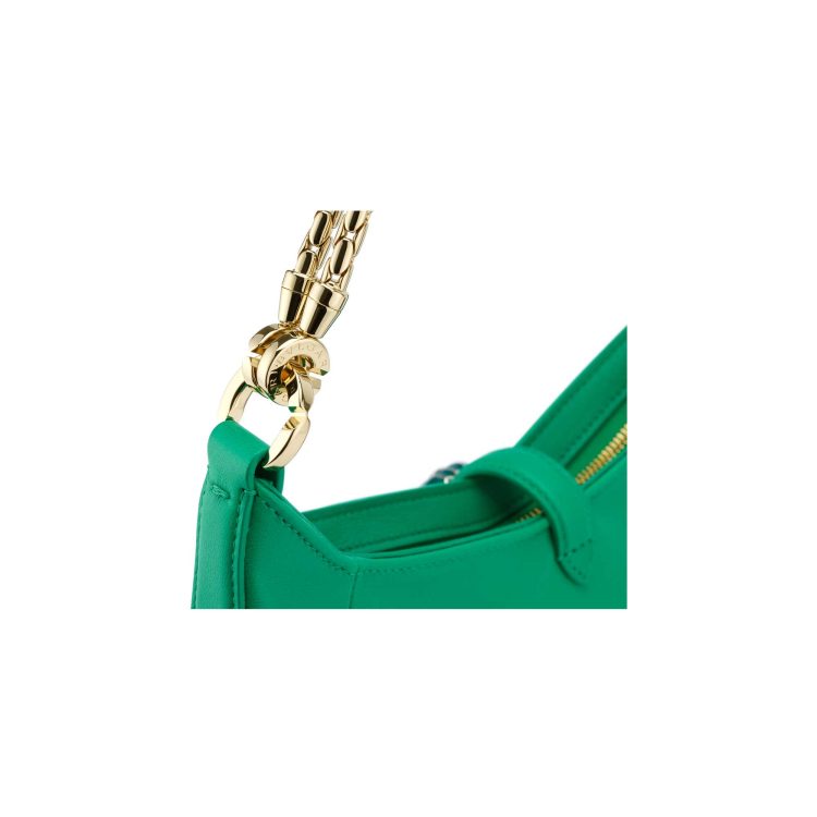 Serpenti Baia Borsa A Spalla Verde Smeraldo - immagine 4