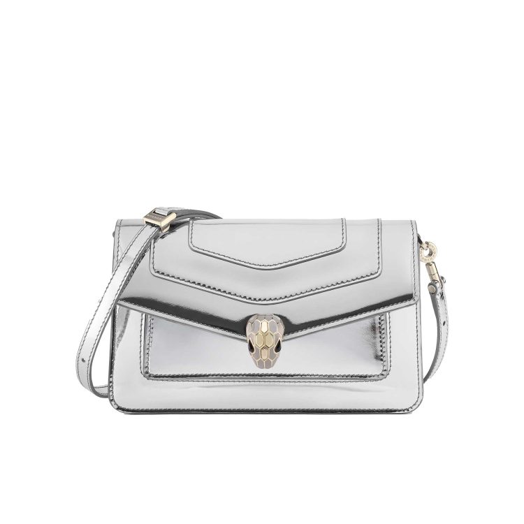 Serpenti Forever East-west Borsa A Spalla Argento