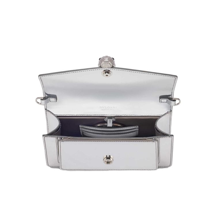 Serpenti Forever East-west Borsa A Spalla Argento - immagine 2