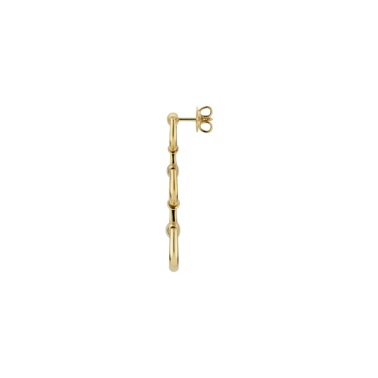 ORECCHINI A GOCCIA GUCCI HORSEBIT 18 CARATI - immagine 2