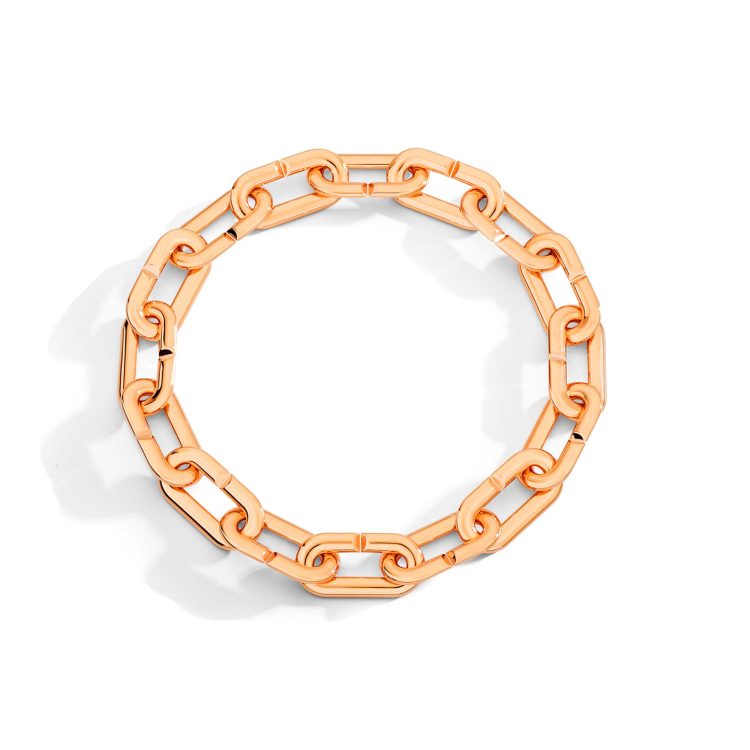 Bracciale MON JEU composto da dodici moduli in oro rosa 18K