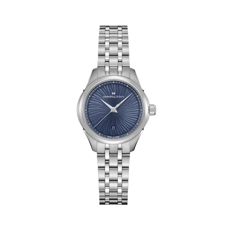 JAZZMASTER LADY QUARTZ QUADRANTE BLU CON LINEE 30 MM
