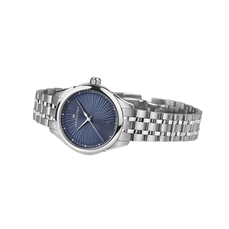 JAZZMASTER LADY QUARTZ QUADRANTE BLU CON LINEE 30 MM - immagine 2