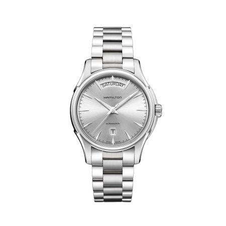 JAZZMASTER DAY DATE AUTO SILVER DIAL 40 MM