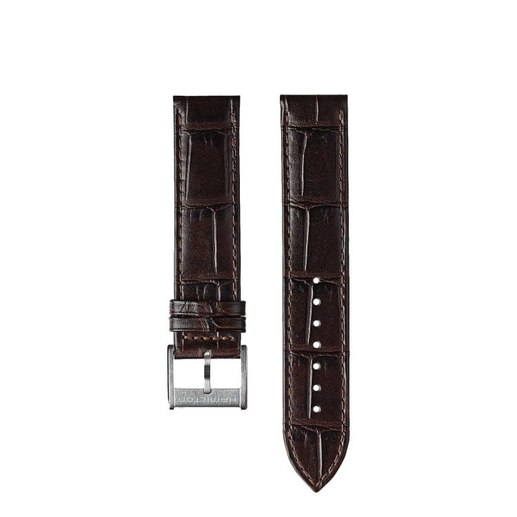 JAZZMASTER VIEWMATIC AUTO QUADRANTE ARGENTO CINTURINO IN PELLE 40 MM - immagine 5