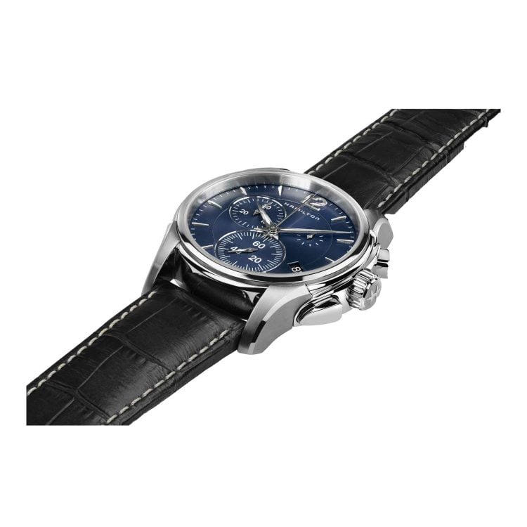 JAZZMASTER CHRONO QUARTZ QUADRANTE BLU 42 MM - immagine 3