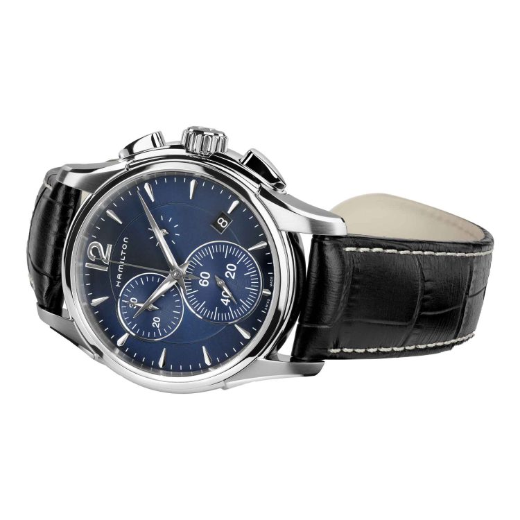 JAZZMASTER CHRONO QUARTZ QUADRANTE BLU 42 MM - immagine 2
