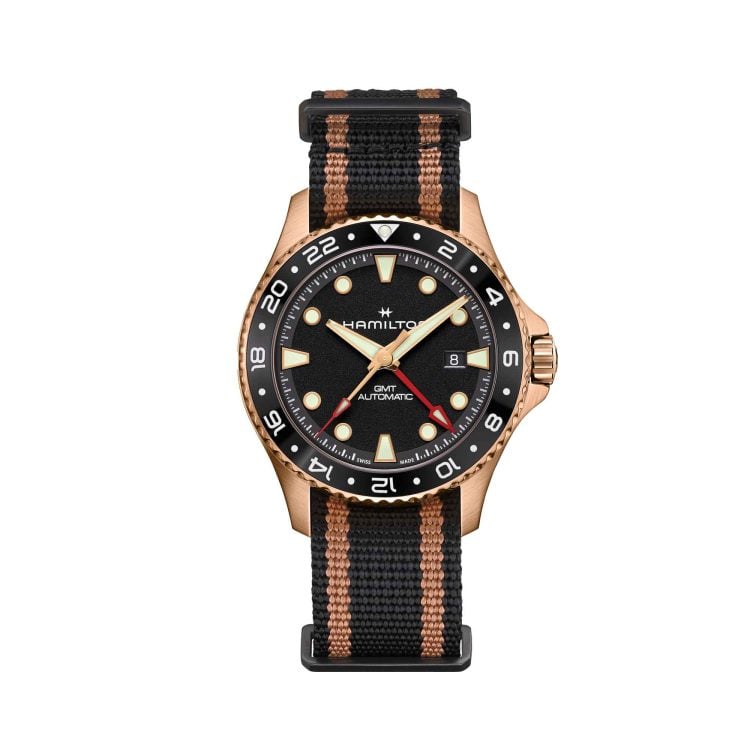 KHAKI NAVY SCUBA AUTOMATIC GMT 43MM BRONZE