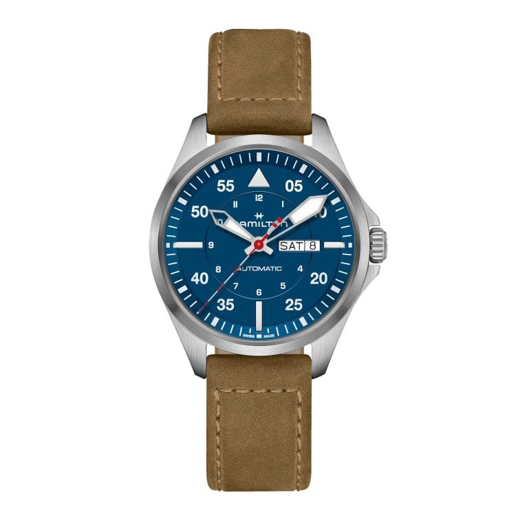 KHAKI AVIATION PILOT DAY DATE AUTO - AIR-GLACIERS EDITION - immagine 2