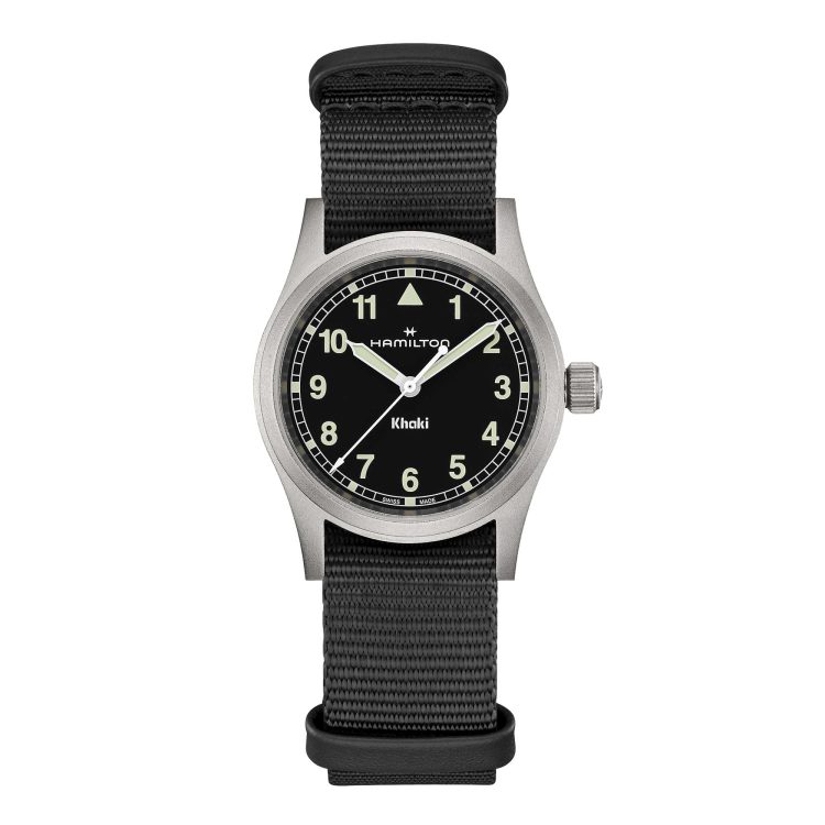 KHAKI FIELD QUARTZ 33MM BLACK DIAL