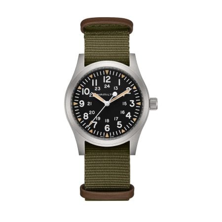 KHAKI FIELD MECHANICAL QUADRANTE NERO MOVIMENTO MECCANICO 42MM